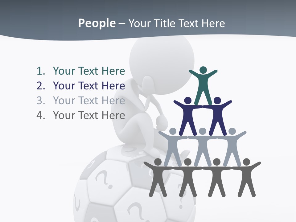 Data Assistance Mark PowerPoint Template