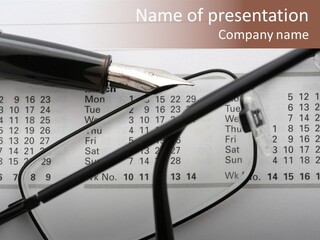 Job June Calendar PowerPoint Template
