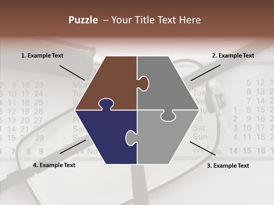 Job June Calendar PowerPoint Template