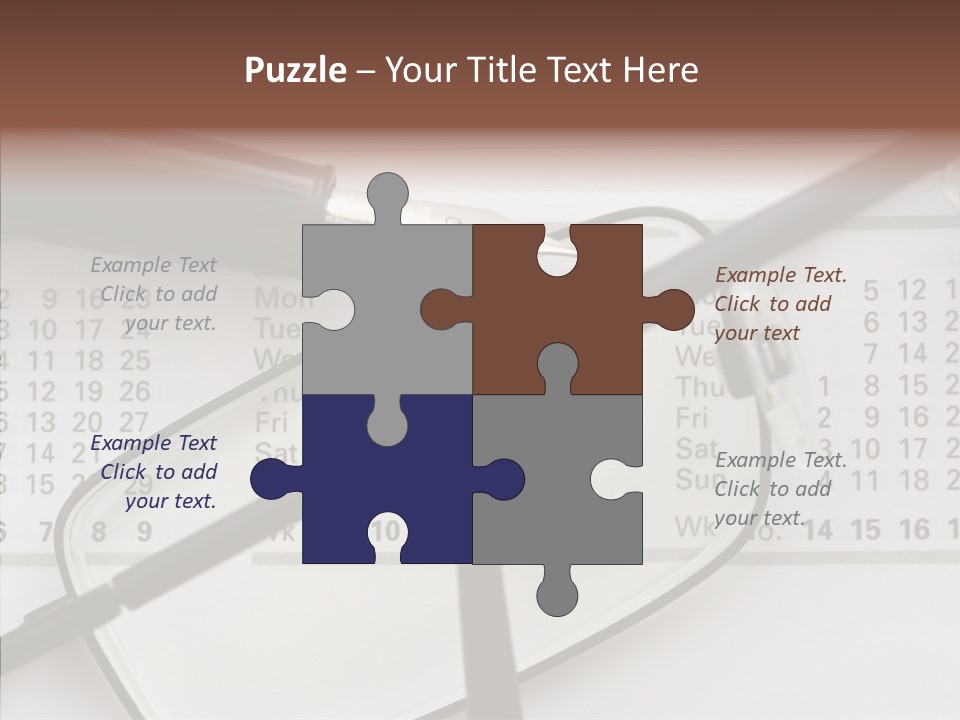 Job June Calendar PowerPoint Template