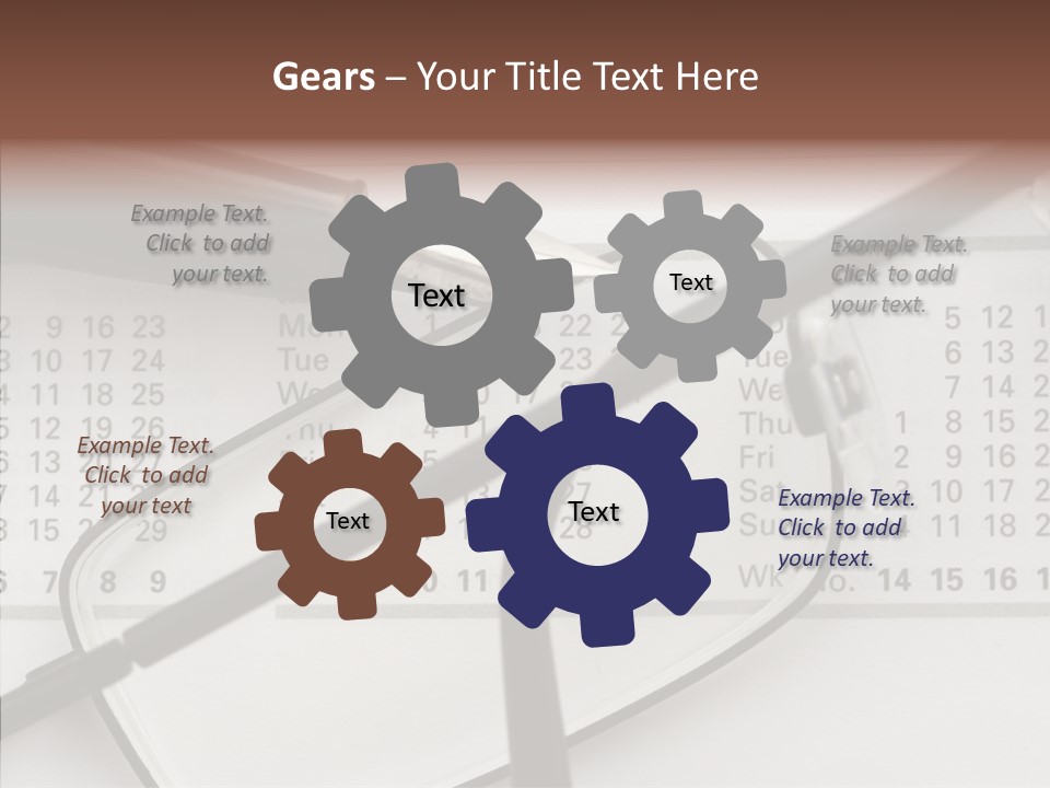 Job June Calendar PowerPoint Template