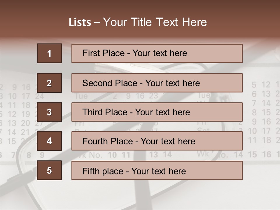 Job June Calendar PowerPoint Template