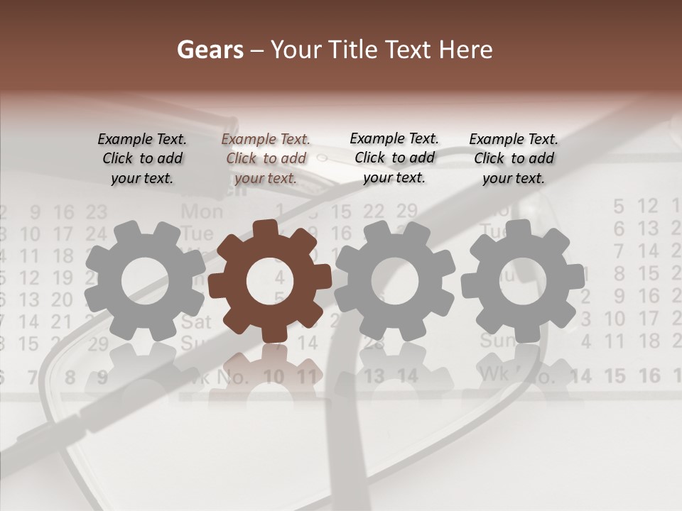 Job June Calendar PowerPoint Template