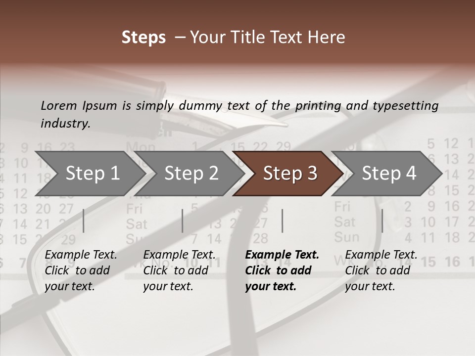 Job June Calendar PowerPoint Template