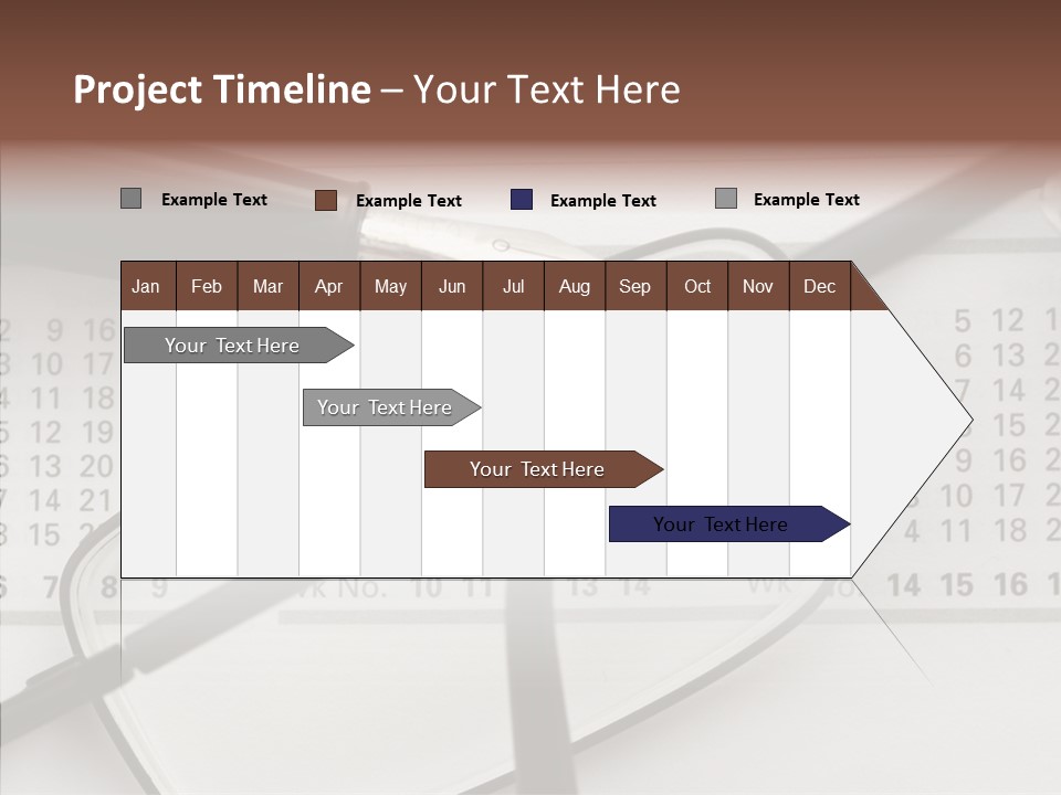 Job June Calendar PowerPoint Template