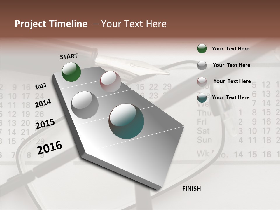 Job June Calendar PowerPoint Template