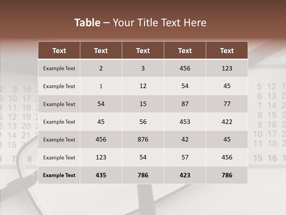 Job June Calendar PowerPoint Template