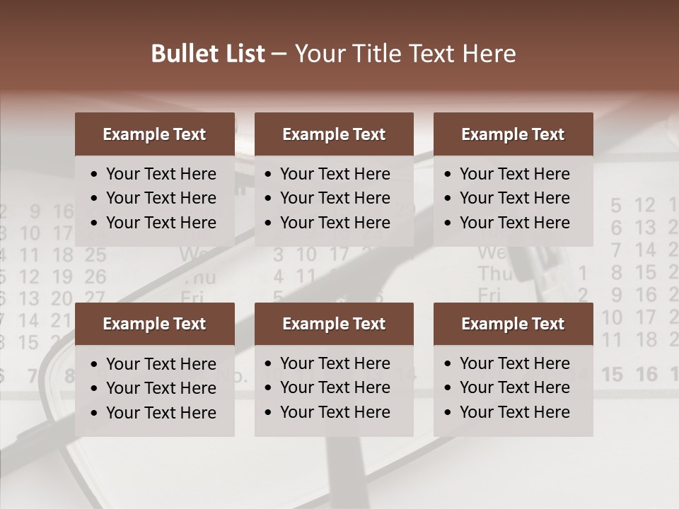 Job June Calendar PowerPoint Template
