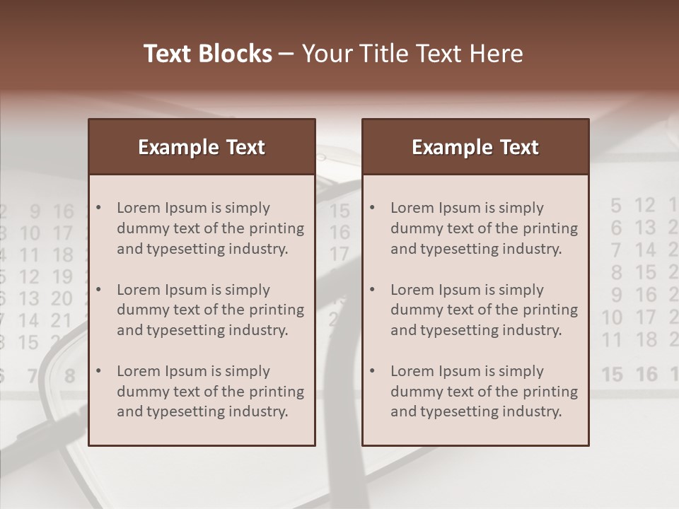 Job June Calendar PowerPoint Template