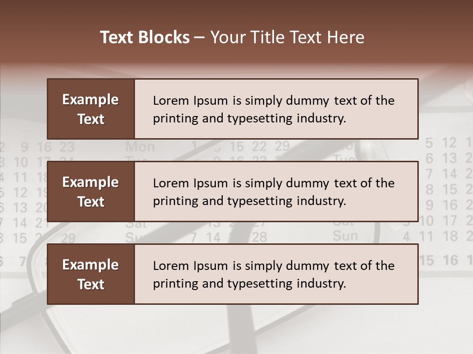 Job June Calendar PowerPoint Template