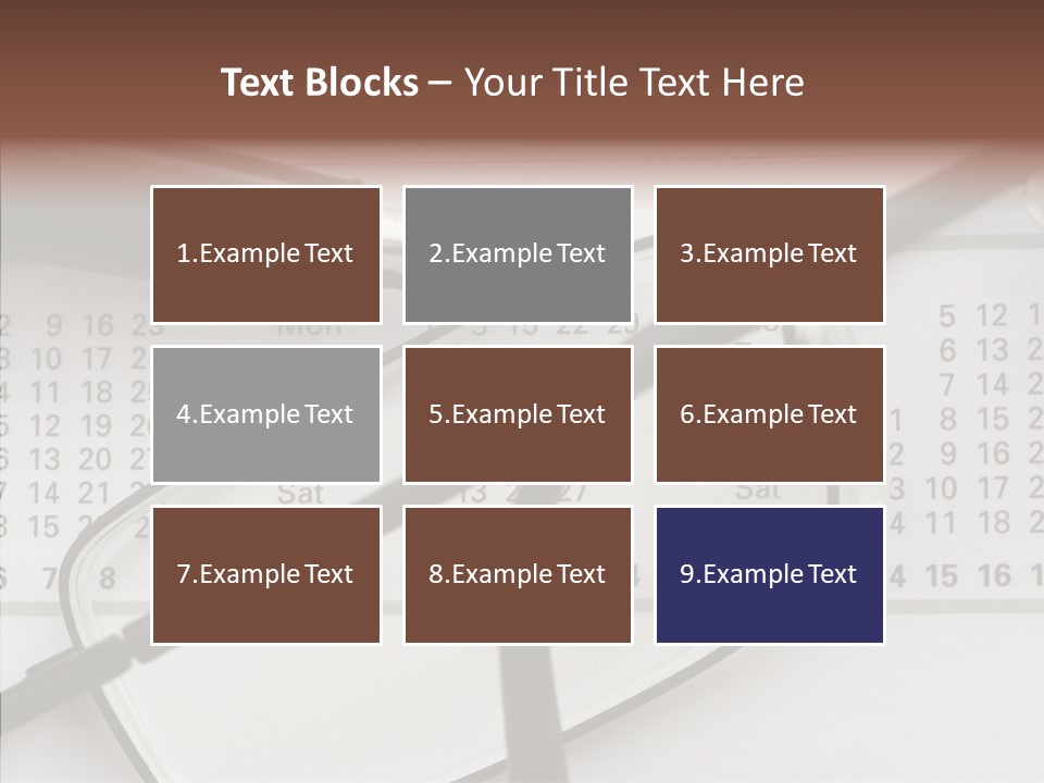 Job June Calendar PowerPoint Template