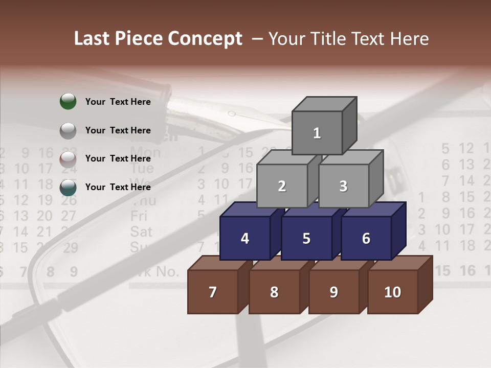 Job June Calendar PowerPoint Template