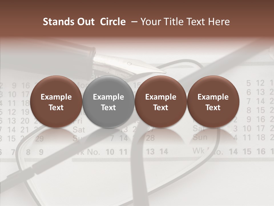 Job June Calendar PowerPoint Template