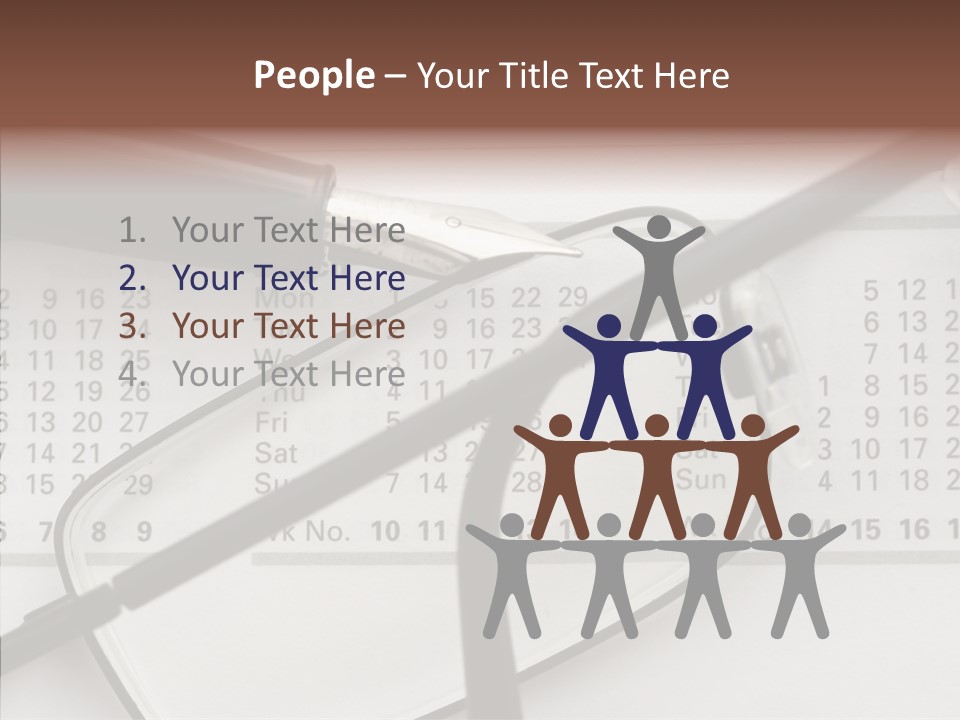 Job June Calendar PowerPoint Template