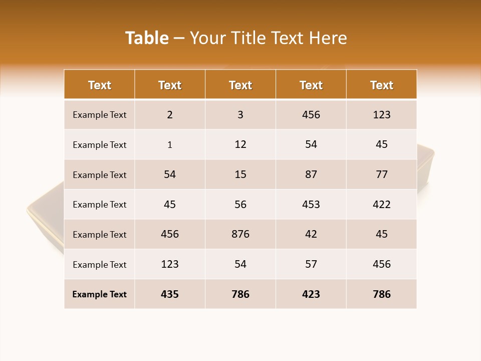 Over Worth Futures PowerPoint Template