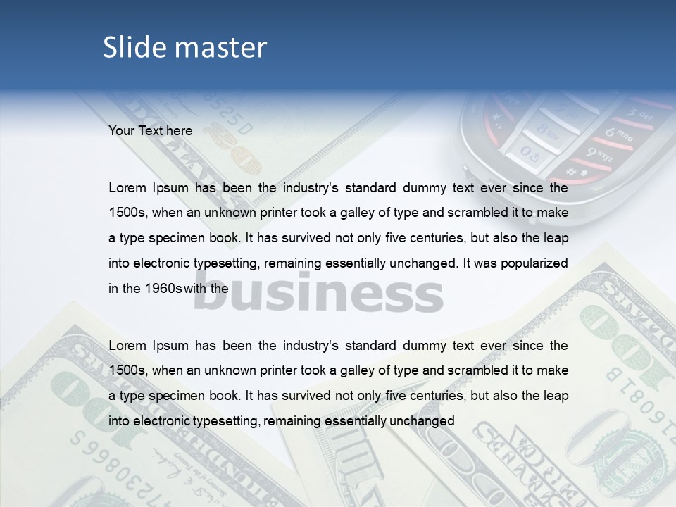 Classifieds Desparate Outlook PowerPoint Template