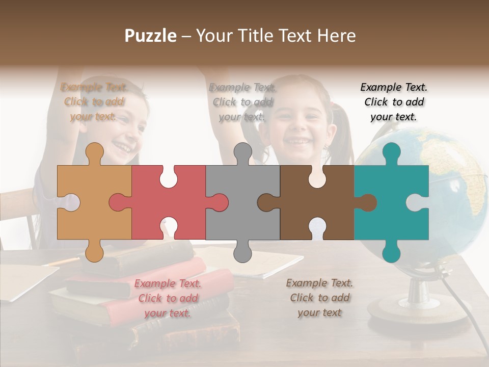 Table Portrait Retro PowerPoint Template