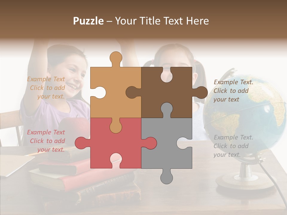 Table Portrait Retro PowerPoint Template