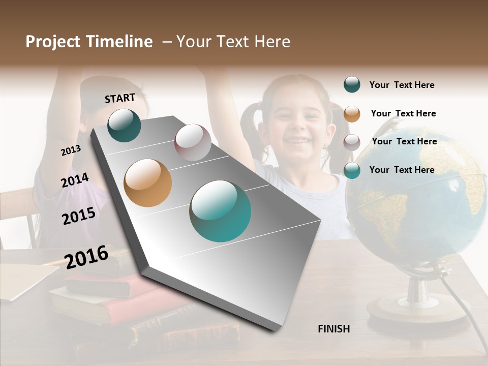Table Portrait Retro PowerPoint Template