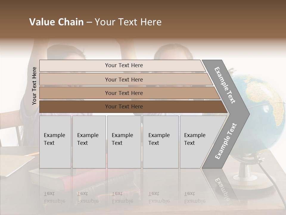 Table Portrait Retro PowerPoint Template