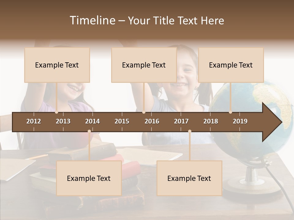 Table Portrait Retro PowerPoint Template
