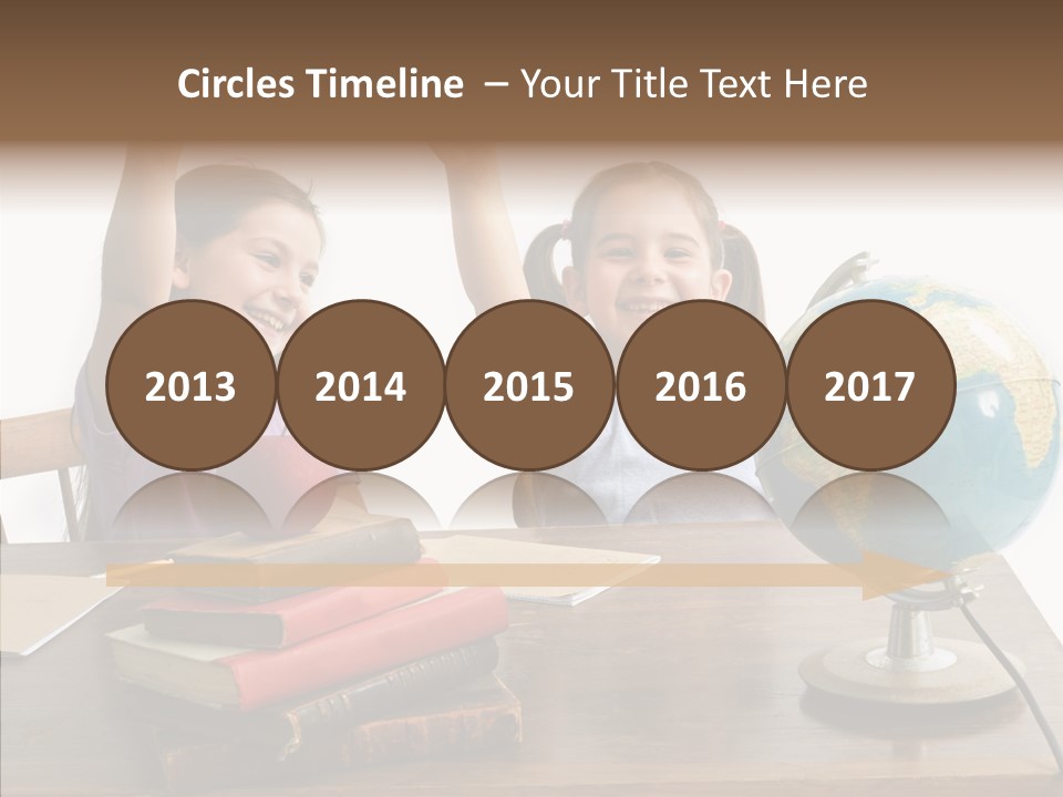 Table Portrait Retro PowerPoint Template