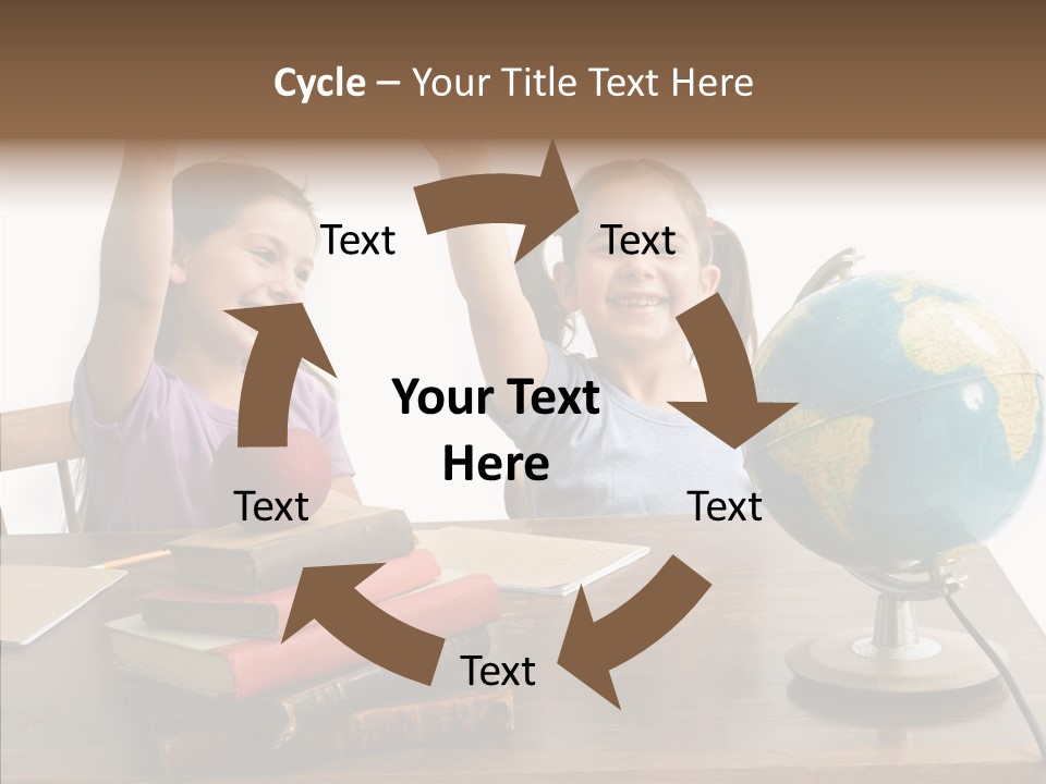 Table Portrait Retro PowerPoint Template