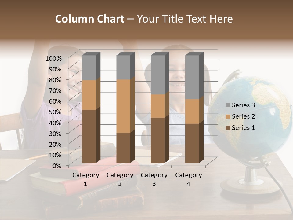 Table Portrait Retro PowerPoint Template