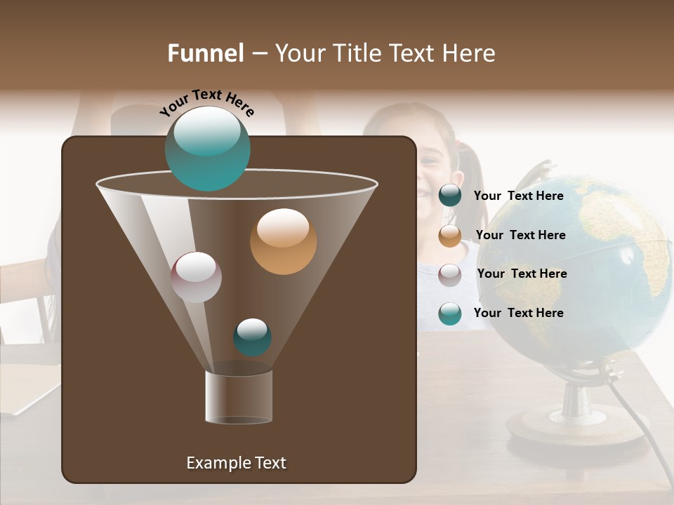 Table Portrait Retro PowerPoint Template