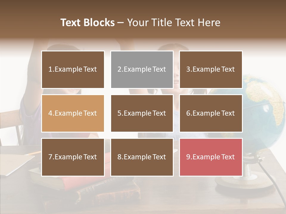 Table Portrait Retro PowerPoint Template