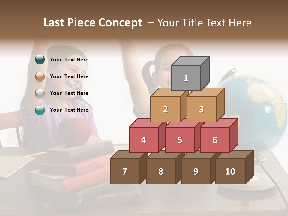 Table Portrait Retro PowerPoint Template