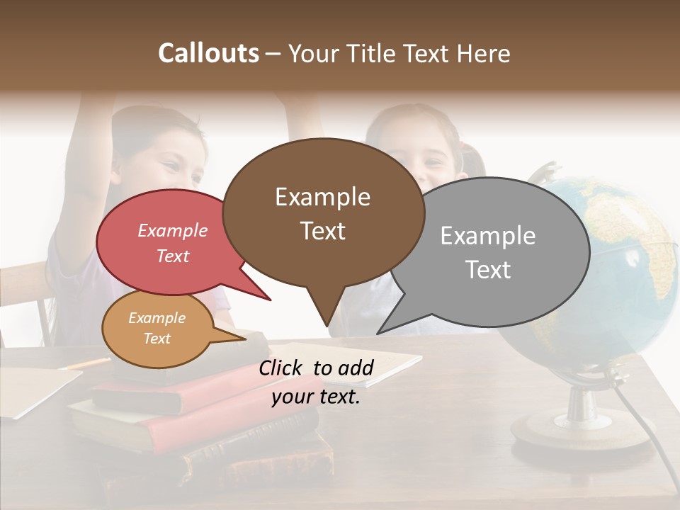 Table Portrait Retro PowerPoint Template