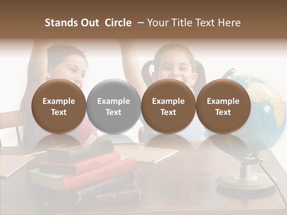 Table Portrait Retro PowerPoint Template