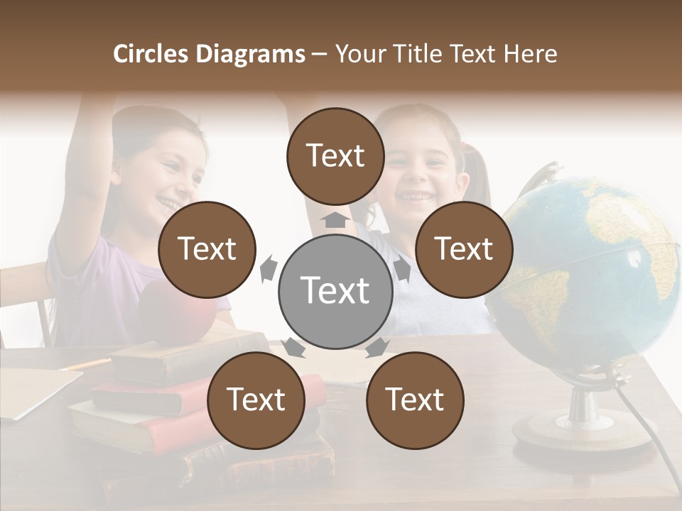 Table Portrait Retro PowerPoint Template