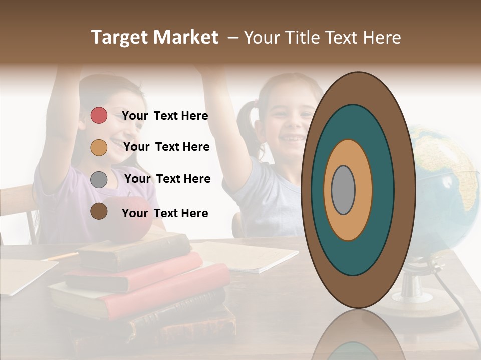 Table Portrait Retro PowerPoint Template