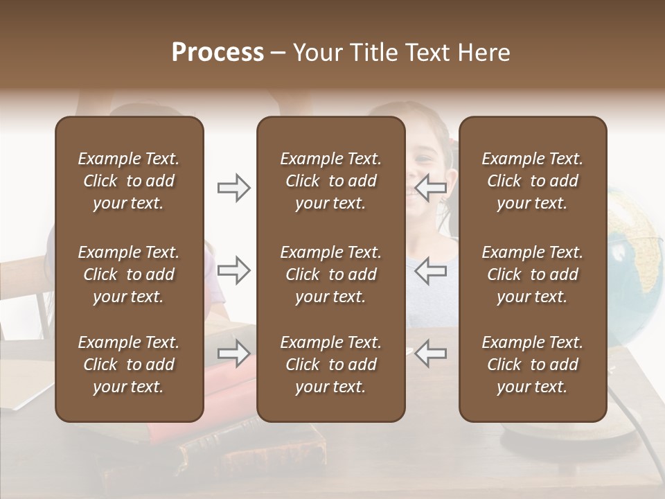 Table Portrait Retro PowerPoint Template