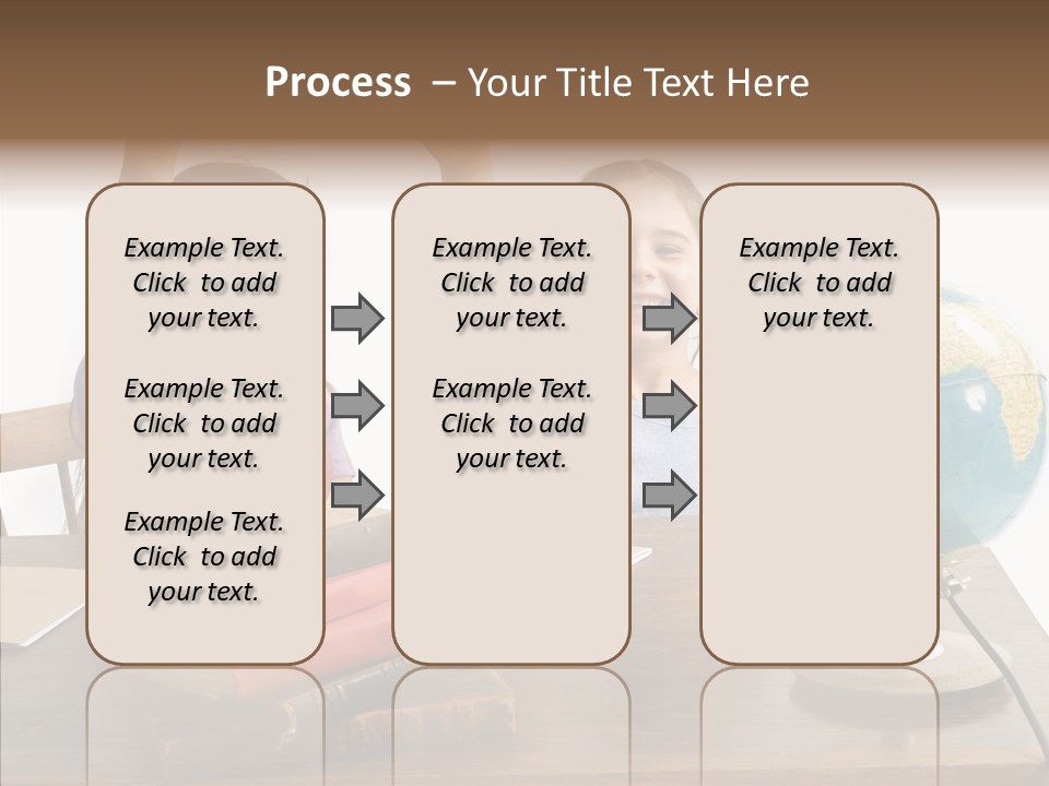 Table Portrait Retro PowerPoint Template