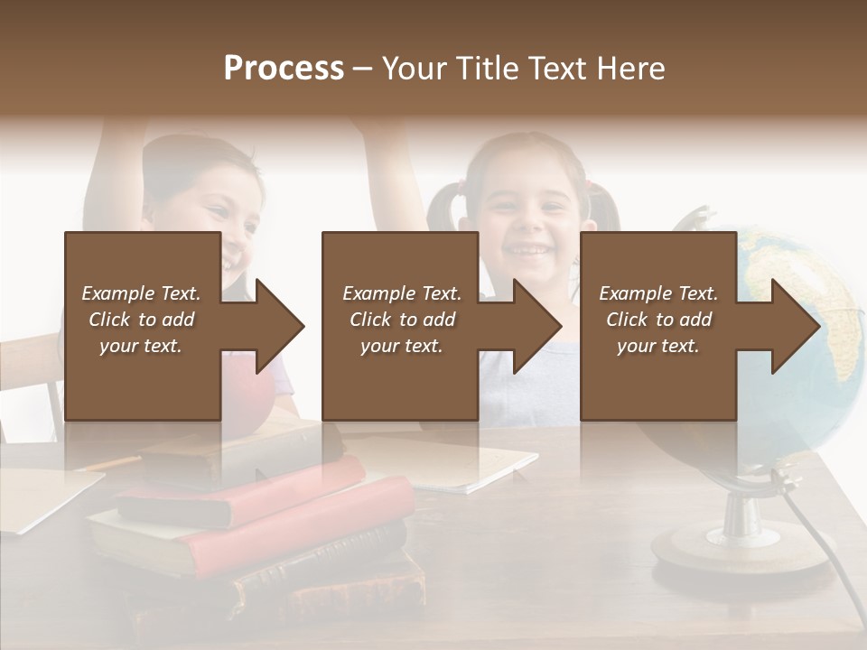 Table Portrait Retro PowerPoint Template
