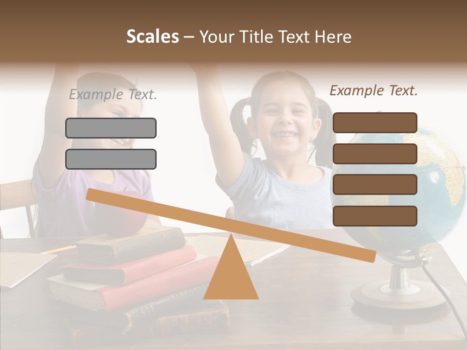 Table Portrait Retro PowerPoint Template