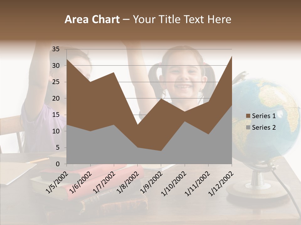 Table Portrait Retro PowerPoint Template