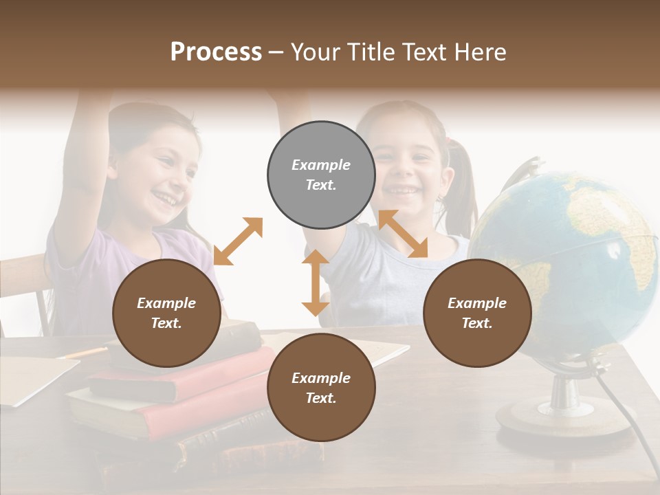 Table Portrait Retro PowerPoint Template