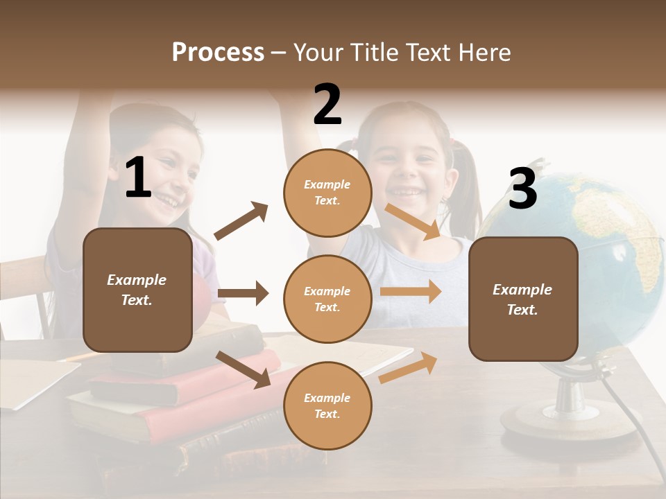 Table Portrait Retro PowerPoint Template