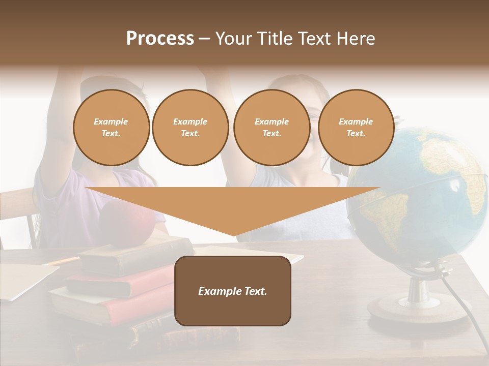 Table Portrait Retro PowerPoint Template