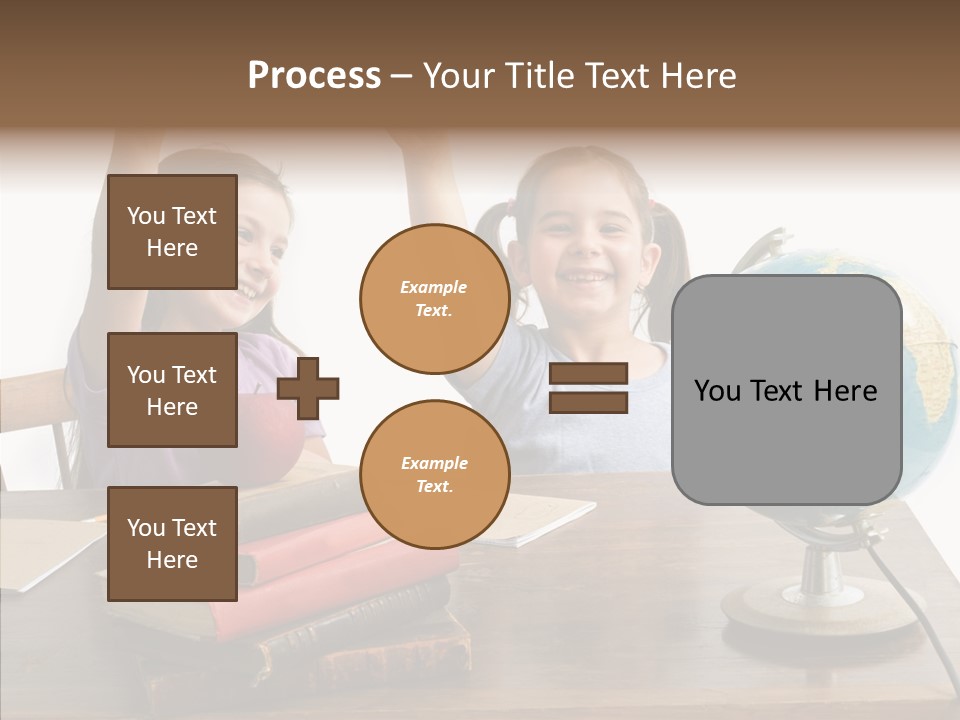 Table Portrait Retro PowerPoint Template