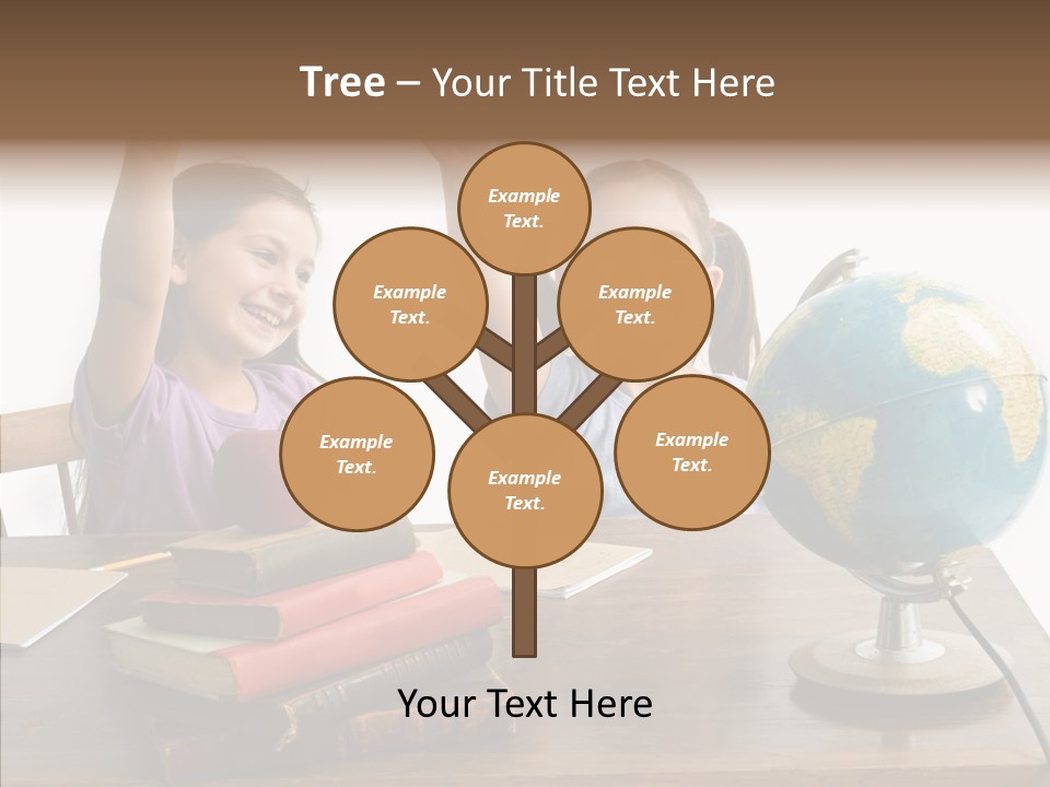 Table Portrait Retro PowerPoint Template