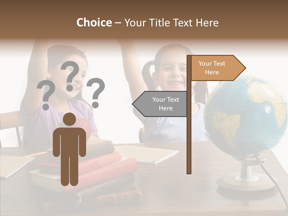 Table Portrait Retro PowerPoint Template