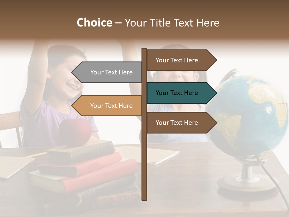 Table Portrait Retro PowerPoint Template