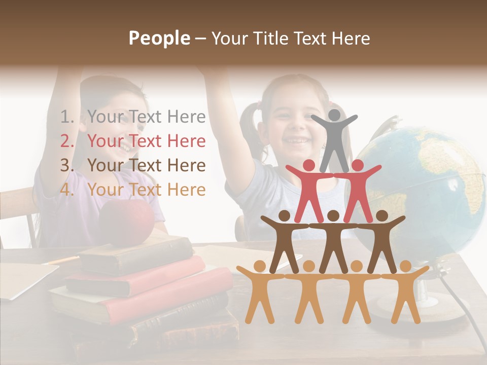 Table Portrait Retro PowerPoint Template