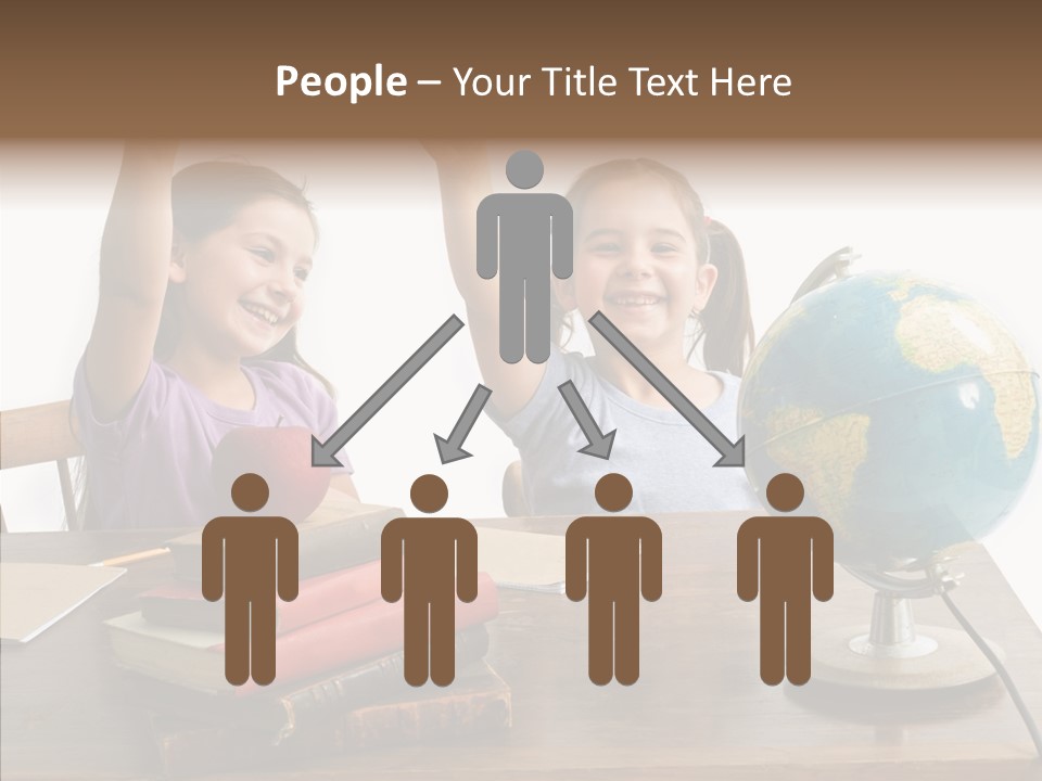 Table Portrait Retro PowerPoint Template