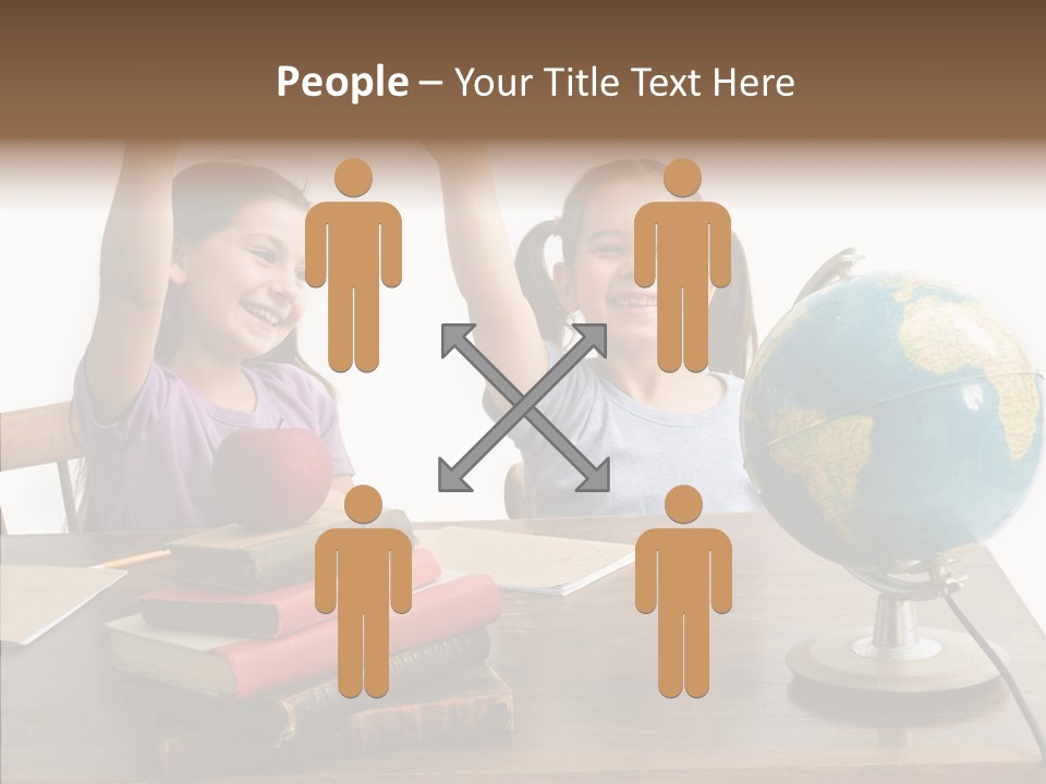 Table Portrait Retro PowerPoint Template